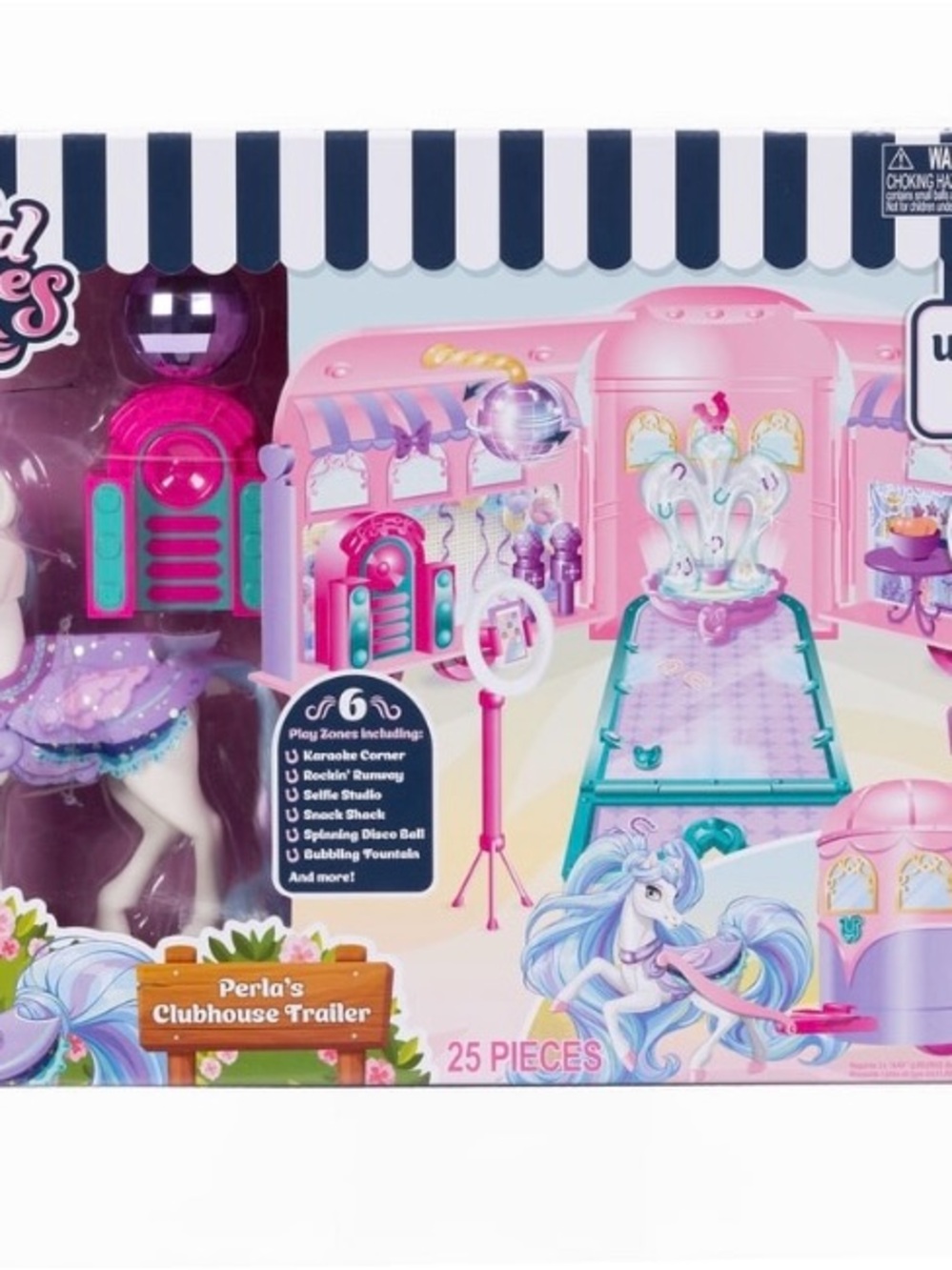 Wild manes Perla’s Pink Ultimate interactive horse Playset